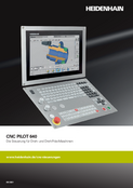 CNC PILOT 640 Control for Lathes and Turning-Milling Machines